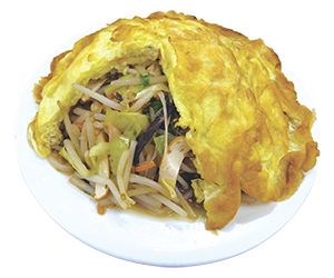 合菜戴帽