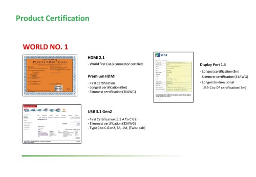 product certification