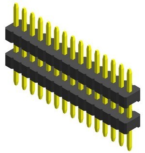 AP395L 1.27mm Pin Header Board Spacer Single Row Type 