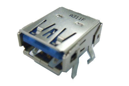 USB3.0 A Type Single Port Receptacle R/A, Dip Type