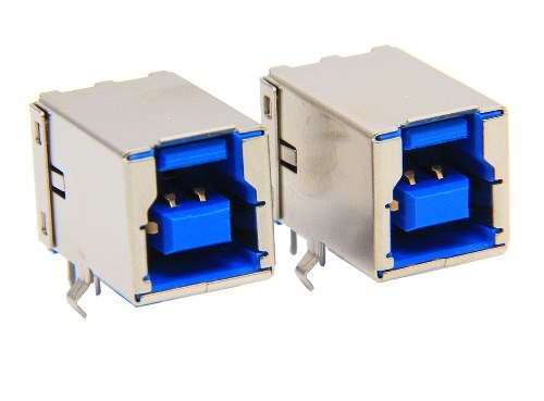 USB 3.0 B TYPE RECEPTACLE RA DIP PD TYPE CONNECTOR